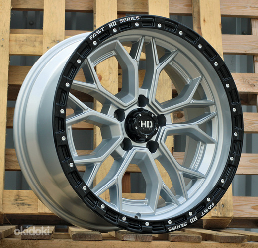 R20x9  5X127  ET  0  71.5  D1971  Silver+Black (SIBL)  For 4X4  (K3)