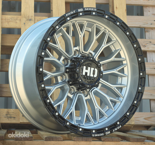 R20x9  6X139.7  ET  0  77.9  D1972  Silver+Black (SIBL)  For 4X4  (K3)