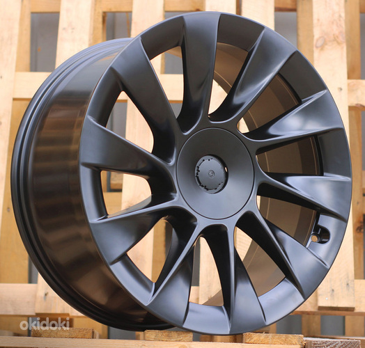 R20x9.5  5X114.3  ET  45  64.1  D1797  Black Half Matt (BLHM)  For TESLA  (Z2)  (Model Y)