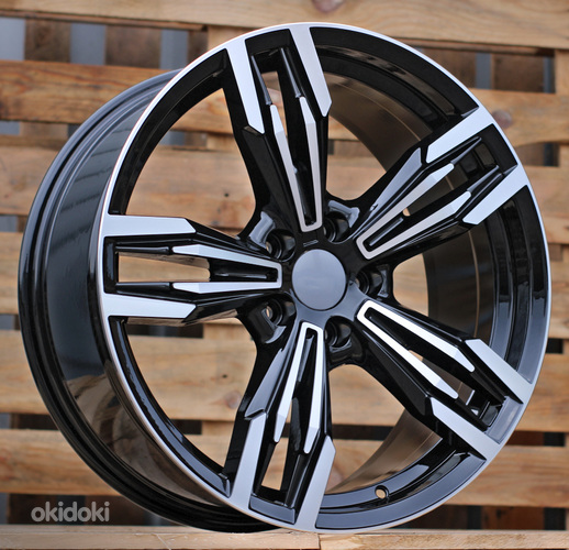 R20x8.5  5X120  ET  33  72.6  BY983  Black Polished (MB)  For BMW  (Z6+Z1)  (REAR+FRONT)