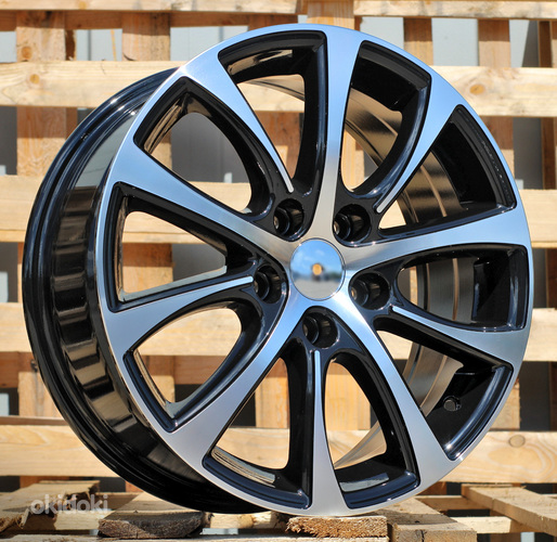 R17x7  5X114.3  ET  40  67.1  BY971  Black Polished (MB)  For RACIN  (Z1)
