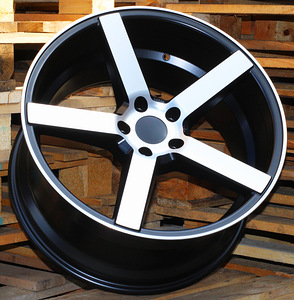 R19x8.5  5X112  ET  35  66.5  BY972  Black Polished Half Matt (MBHM)  For RACIN  (Z2) (1 foto / 1)