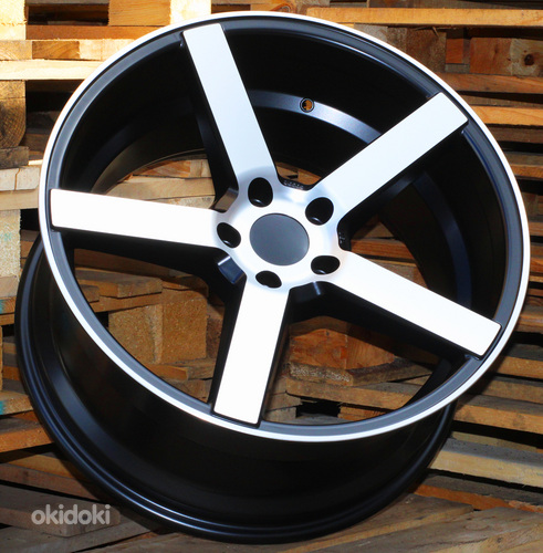 R19x9.5  5X112  ET  35  66.5  BY972  Black Polished Half Matt (MBHM)  For RACIN  (Z2)