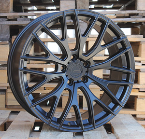 R19x9.5  5X112  ET  28  66.5  BY973  Black Half Matt (BLHM)  For RACIN  (K7)  (Rear+Front  Style VOSSEN) (1 foto / 1)