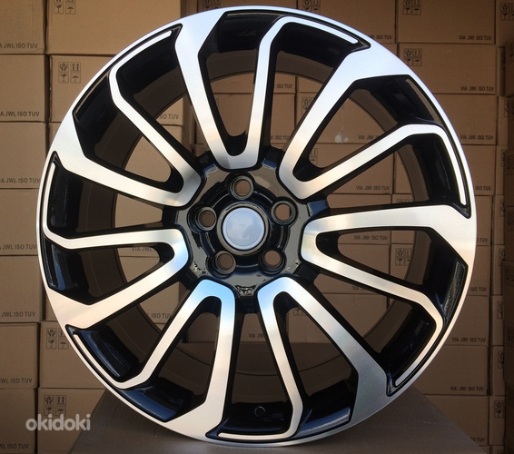 R24x10  5X120  ET  45  72.6  BY959  Black Polished (MB)  For LAND  (K3)