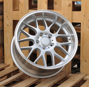 R18x8  5X120  ET  20  74.1  BY773  Silver+Polished Lip (SP)  For BMW  (Z6)  (Rear+Front) (1 foto / 1)
