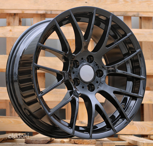 R19x9.5  5X120  ET  38  72.6  BY956  Black (BL)  For BMW  (Z2)  (REAR+FRONT)