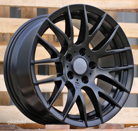 R18x9  5X120  ET  38  72.6  BY956  Black Half Matt (BLHM)  For BMW  (P+Z2+Z6)  (Rear+Front)