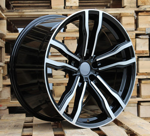 R19x9  5X120  ET  48  74.1  BY588  (DLJ588)  Black Polished (MB)  For BMW  (P2+Z4)  (X5) (1 foto / 1)
