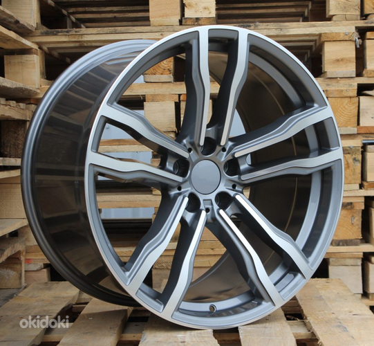 R21x11.5  5X120  ET  38  74.1  BY588  (DLJ588)  Grey Polished (MG)  For BMW  (Z1)