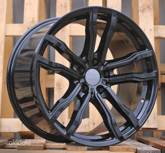 R20x10  5X120  ET  40  74.1  BY588  (DLJ588)  Black (BL)  For BMW  (P+Z3+Z2)  (Rear+Front)