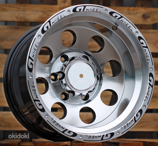 R15x8  5X114.3  ET  0  83.1  BY531  Black Polished (MB)  For 4X4  (Z1)