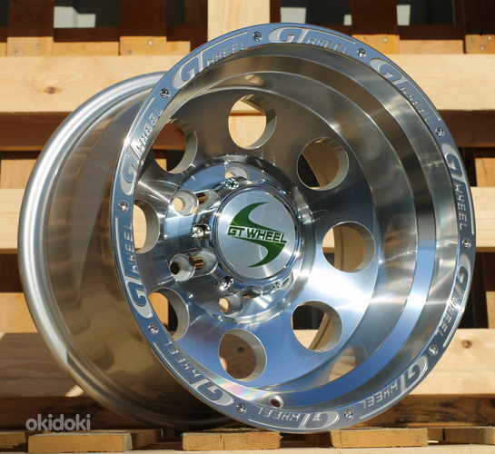 R15x10  6X139.7  ET  M44  110.1  BY531  Machined Silver (MS)  For 4X4  (K3)