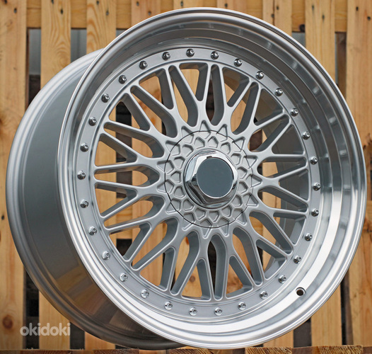 R16x7.5  8X100/108  ET  30  73.1  BY479  (LU247)  Silver+Polished Lip (SP)  For RACIN  (P1)  (BBS Style)
