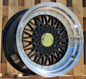R13x6  8X100/108  ET  30  67.1  BY479  (LU247)  Black+Polished Lip (BLPL)  For RACIN  (R)  (BBS Style) (1 foto / 1)