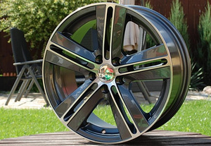 R15x6.5  5X100  ET  35  73.1  BY466  Black Polished (MB)  For RACIN  (K7) (1 foto / 1)
