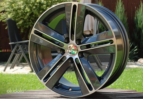 R15x6.5  5X100  ET  35  73.1  BY466  Black Polished (MB)  For RACIN  (K7)