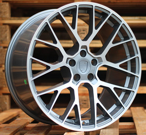 R20x10  5X112  ET  19  66.5  BK998  (SLY005)  Grey Polished (MG)  For PORCH  (K7)  (Rear+Front) (1 foto / 1)
