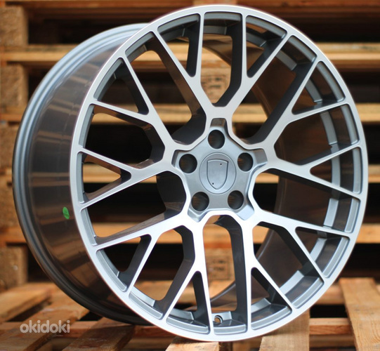 R20x10  5X112  ET  19  66.5  BK998  (SLY005)  Grey Polished (MG)  For PORCH  (K7)  (Rear+Front)