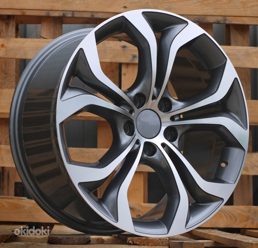 R20x10  5X120  ET  40  74.1  BY117  Grey Polished (MG)  For BMW  (K3)  (Rear+Front)