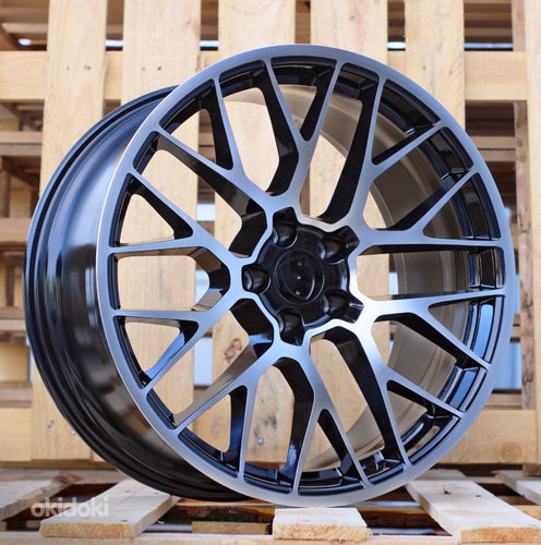 R20x9  5X112  ET  26  66.5  BK998  (SLY005)  Black Polished (MB)  For PORCH  (P2)  (Rear+Front)