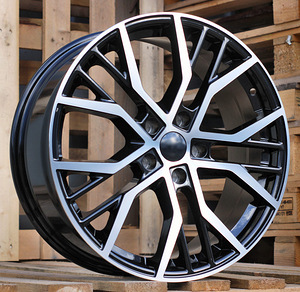 R17x7.5  5X112  ET  45  57.1  BK713  (A5326/BK713)  Black Polished (MB)  For VW  (R) (1 foto / 1)