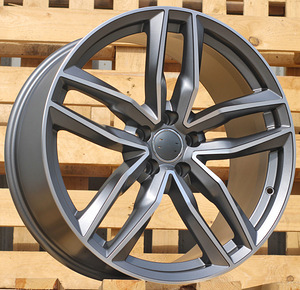R20x9  5X112  ET  33  66.5  BK690  (IN5228)  Grey Polished Half Matt (MGHM)  For AUD  (K7) (1 foto / 1)