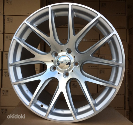 R19x9.5  5X120  ET  38  72.6  BK663  Machined Silver (MS)  For BMW  (K4)  (Rear+Front)