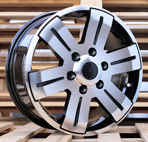 R16x7  6X125  ET  55  74.1  BK562  Black Polished (MB)  For RACIN  (R+P2+K4)  (IVECO Daily (max 1400kg)) (1 foto / 1)