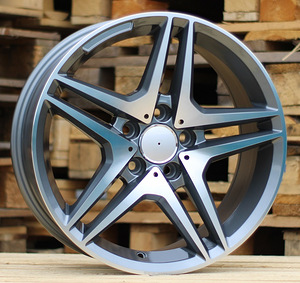 R17x8  5X112  ET  40  66.6  BK443  Grey Polished (MG)  For MER  (R)  ((AKC 75 Eur)) (1 foto / 1)