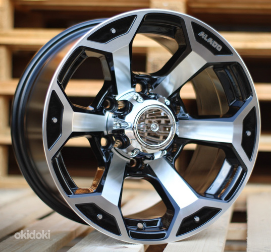 R15x10  6X139.7  ET  M44  110.1  BK321  Black Polished (MB)  For 4X4  (R)