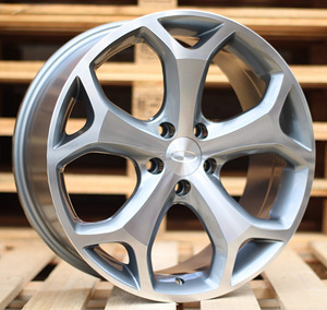 R17x7.5  5X108  ET  50  63.4  BK386  Grey Polished+Powder Coating (MGPC)  For FORD  (P) (1 foto / 1)