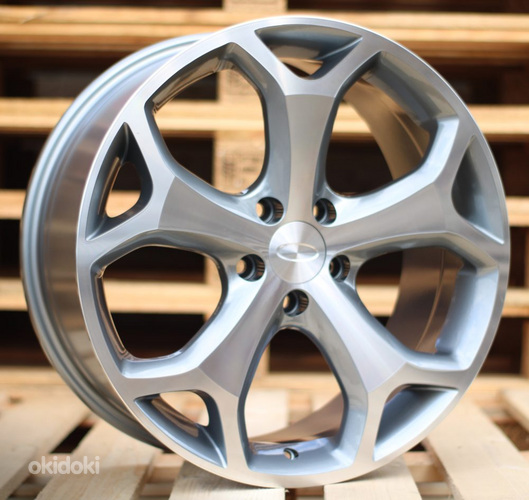 R17x7.5  5X108  ET  50  63.4  BK386  Grey Polished (MG)  For FORD  (D1)