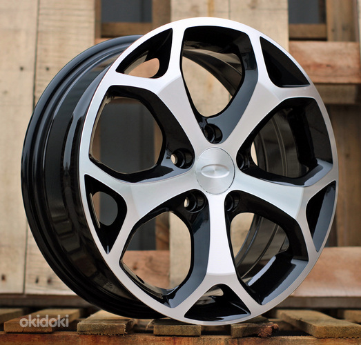 R17x7.5  5X108  ET  50  63.4  BK386  Black Polished (MB)  For FORD  (L2+L4)