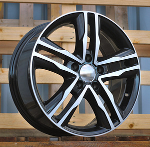 R17x7.5  5X120  ET  50  65.1  BK424  Black Polished (MB)  For VW  (P+K2)  ((max 1250kg)) (1 foto / 1)