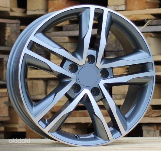R17x7.5  5X114.3  ET  42  66.1  BK424  Grey Polished (MG)  For RACIN  (P)  (4x4 (max 1250kg))
