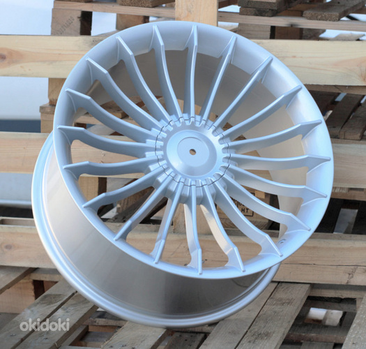 R20x8.5  10X112/120  ET  25  72.6  BK273  Silver Shining (SS)  For BMW  (K4+Z4)  (ALPINA Style Rear+Front)