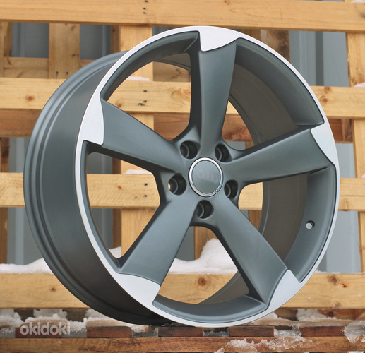 R17x7.5  5X100  ET  35  57.1  BK217  (XF558)  Grey Polished Half Matt (MGHM)  For AUD  (R+P1+K4)