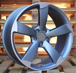 R19x8  5X112  ET  35  66.5  BK217  (IN5069)  Grey Polished Half Matt (MGHM)  For AUD  (P2) (1 foto / 1)