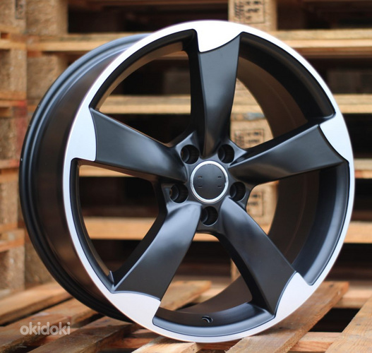 R19x8.5  5X112  ET  35  66.5  BK217  (BY939)  Black Polished Half Matt (MBHM)  For AUD