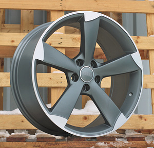 R18x8  5X112  ET  35  66.5  BK217  Grey Polished Half Matt (MGHM)  For AUD  (P) (1 foto / 1)