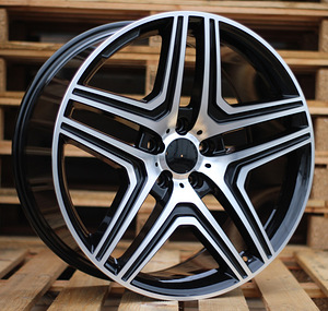 R22x10  5X112  ET  46  66.6  BK206  (BY157)  Black Polished+Powder Coating (MBPC)  For MER  (K5) (1 foto / 1)