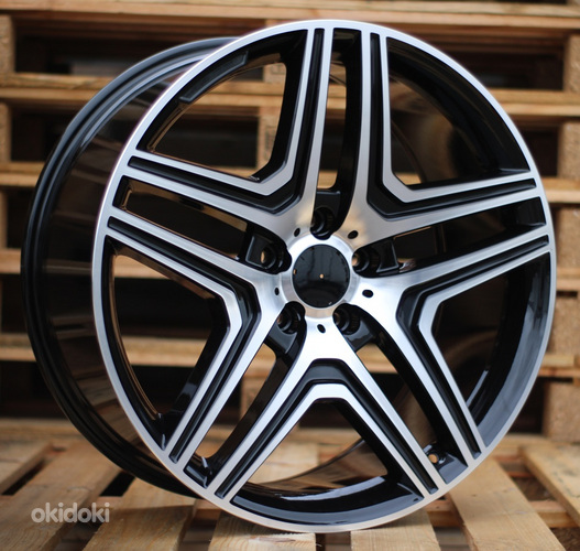 R22x10  5X112  ET  46  66.6  BK206  (BY157)  Black Polished+Powder Coating (MBPC)  For MER  (K5)