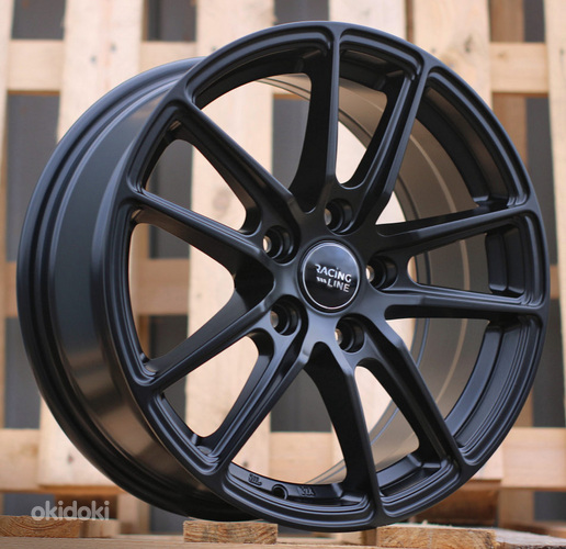 R16x7  5X112  ET  42  66.6  BK1155  Black Half Matt (BLHM)  For RACIN  (P)