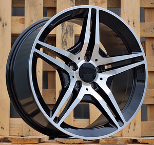 R18x8.5  5X112  ET  45  66.6  BK197  (DW8500)  Black Polished (MB)  For MER  (K3) (1 foto / 1)