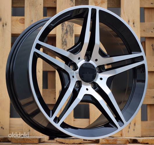R18x8.5  5X112  ET  45  66.6  BK197  (DW8500)  Black Polished (MB)  For MER  (K3)