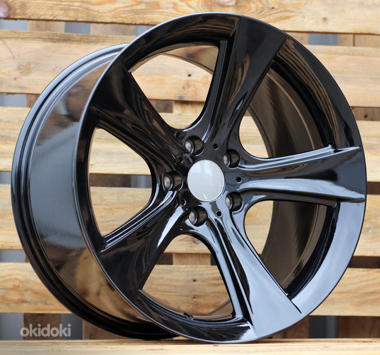 R19x8.5  5X120  ET  35  72.6  BK086  (LU545)  Black (BL)  For BMW  (Z6)  (Rear+Front)