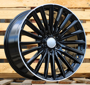 R19x8  5X112  ET  45  66.6  B5909  Black+Polished Lip (BLPL)  For MER  (K4+Z7)  ()) (1 foto / 1)