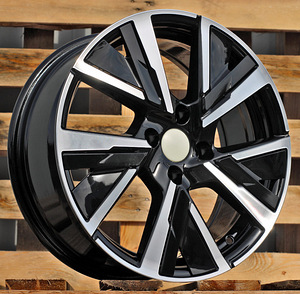 R15x6.5  4X108  ET  32  65.1  B5906  (LU2386)  Black Polished (MB)  For PEUG  (Z6)  (Carved Spokes) (1 foto / 1)