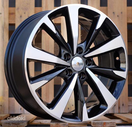 R18x7.5  5X112  ET  46  57.1  B5869  Black Polished (MB)  For SEAT  (K2+P)